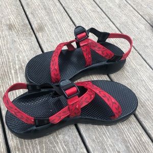 Chaco red sandals, women’s size US 10 or EUR 41.5